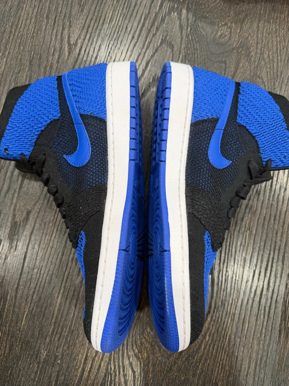 Air Jordan 1 Retro High OG Flyknit “Royal” - Men’s Size 10 - Picture 7 of 11